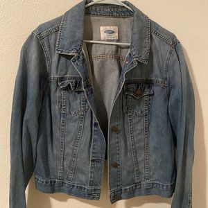 Blue denim jean jacket